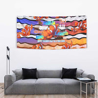The Ocean Best Dad Tapestry Like Marlin Happy Fathers Day To a True Hero - Polynesian Pride