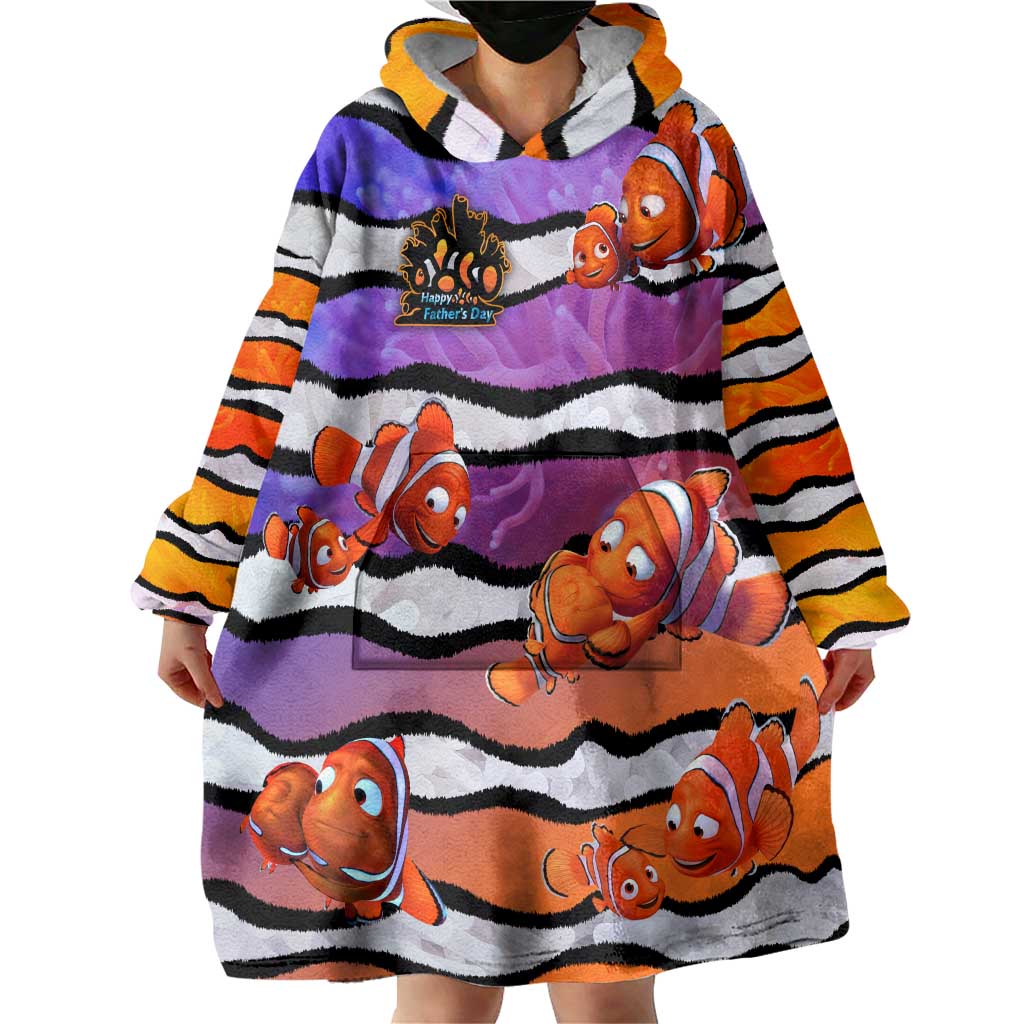 The Ocean Best Dad Wearable Blanket Hoodie Like Marlin Happy Fathers Day To a True Hero DT02 - Polynesian Pride