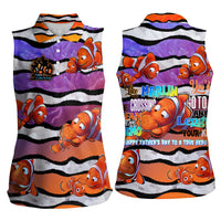 The Ocean Best Dad Women Sleeveless Polo Shirt Like Marlin Happy Fathers Day To a True Hero DT02 - Polynesian Pride