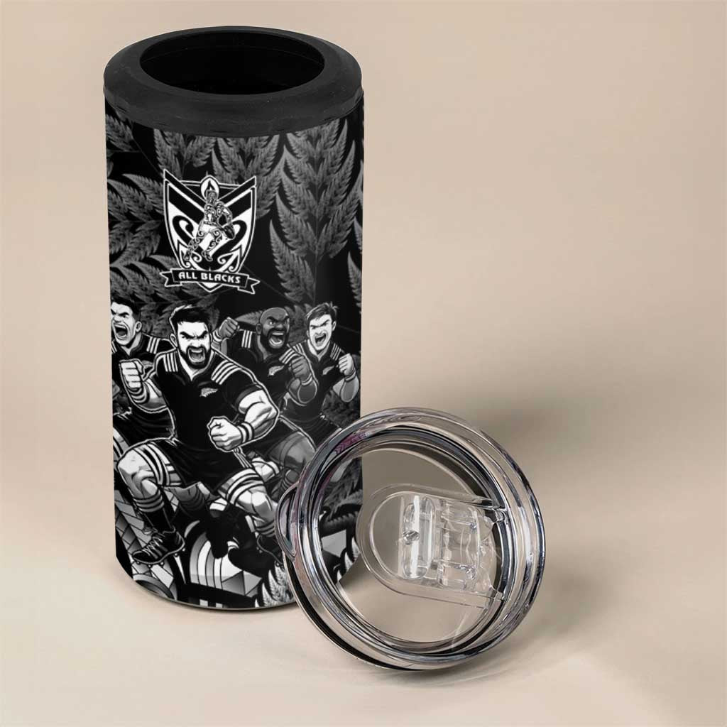 All Black Brothers Rugby 4 in 1 Can Cooler Tumbler New Zealand Maori Haka DT02 - Polynesian Pride