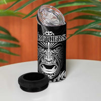 All Black Brothers Rugby 4 in 1 Can Cooler Tumbler New Zealand Maori Haka DT02 - Polynesian Pride