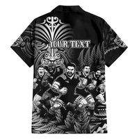 Personalized All Black Brothers Rugby Family Matching Summer Maxi Dress and Hawaiian Shirt New Zealand Maori Haka DT02 - Polynesian Pride