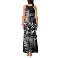 Personalized All Black Brothers Rugby Tank Maxi Dress New Zealand Maori Haka DT02 - Polynesian Pride