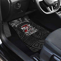 All Black NZL Rugby Champions Car Mats Maori Warrior DT02 - Polynesian Pride
