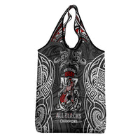 All Black NZL Rugby Champions Grocery Bag Maori Warrior DT02 - Polynesian Pride