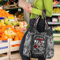All Black NZL Rugby Champions Grocery Bag Maori Warrior DT02 - Polynesian Pride