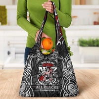 All Black NZL Rugby Champions Grocery Bag Maori Warrior DT02 - Polynesian Pride