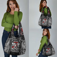 All Black NZL Rugby Champions Grocery Bag Maori Warrior DT02 - Polynesian Pride