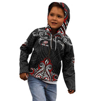 All Black NZL Rugby Champions Kid Hoodie Maori Warrior
