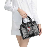 All Black NZL Rugby Champions Shoulder Handbag Maori Warrior