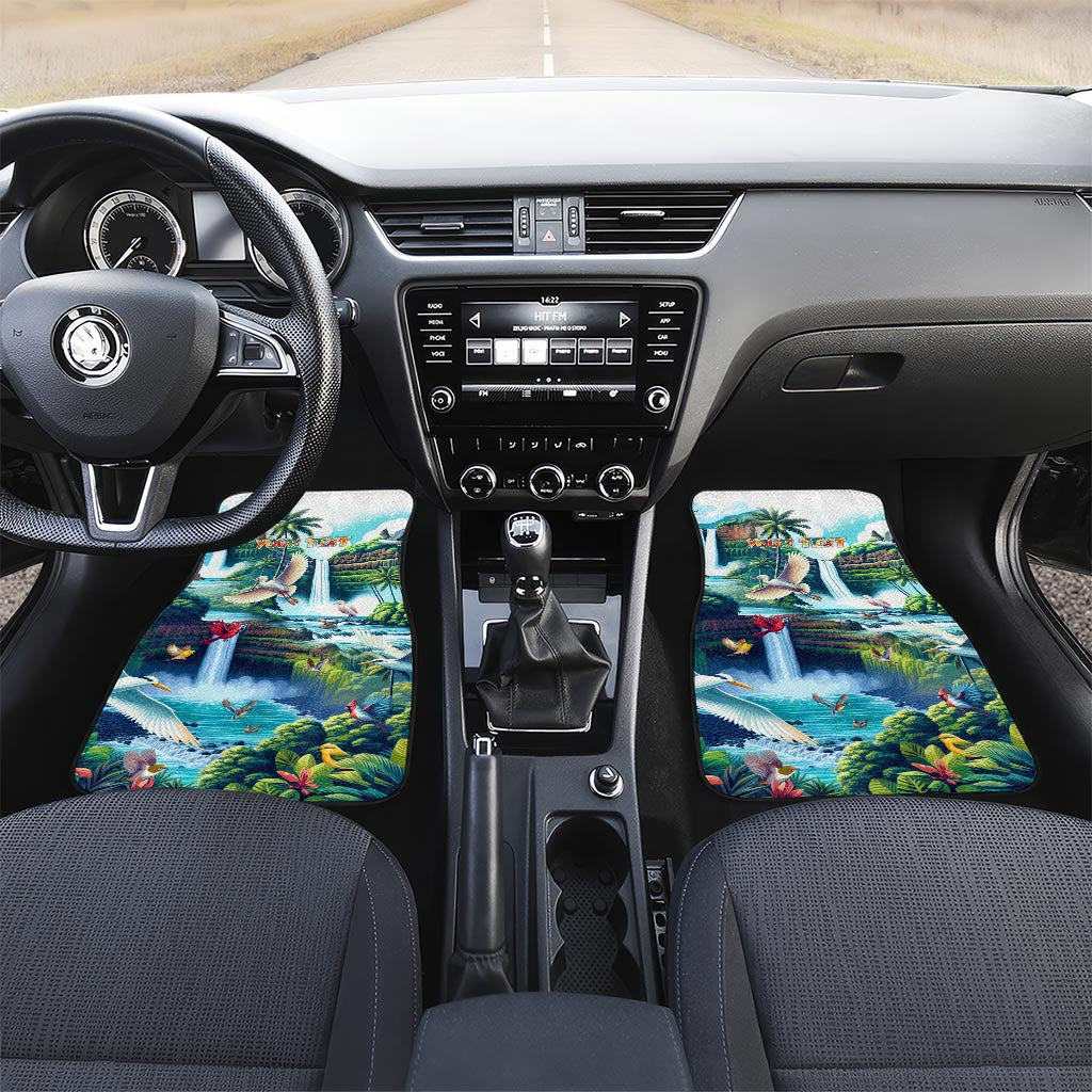 Wailua Falls Hawaii Car Mats Kauai Natural Beauty