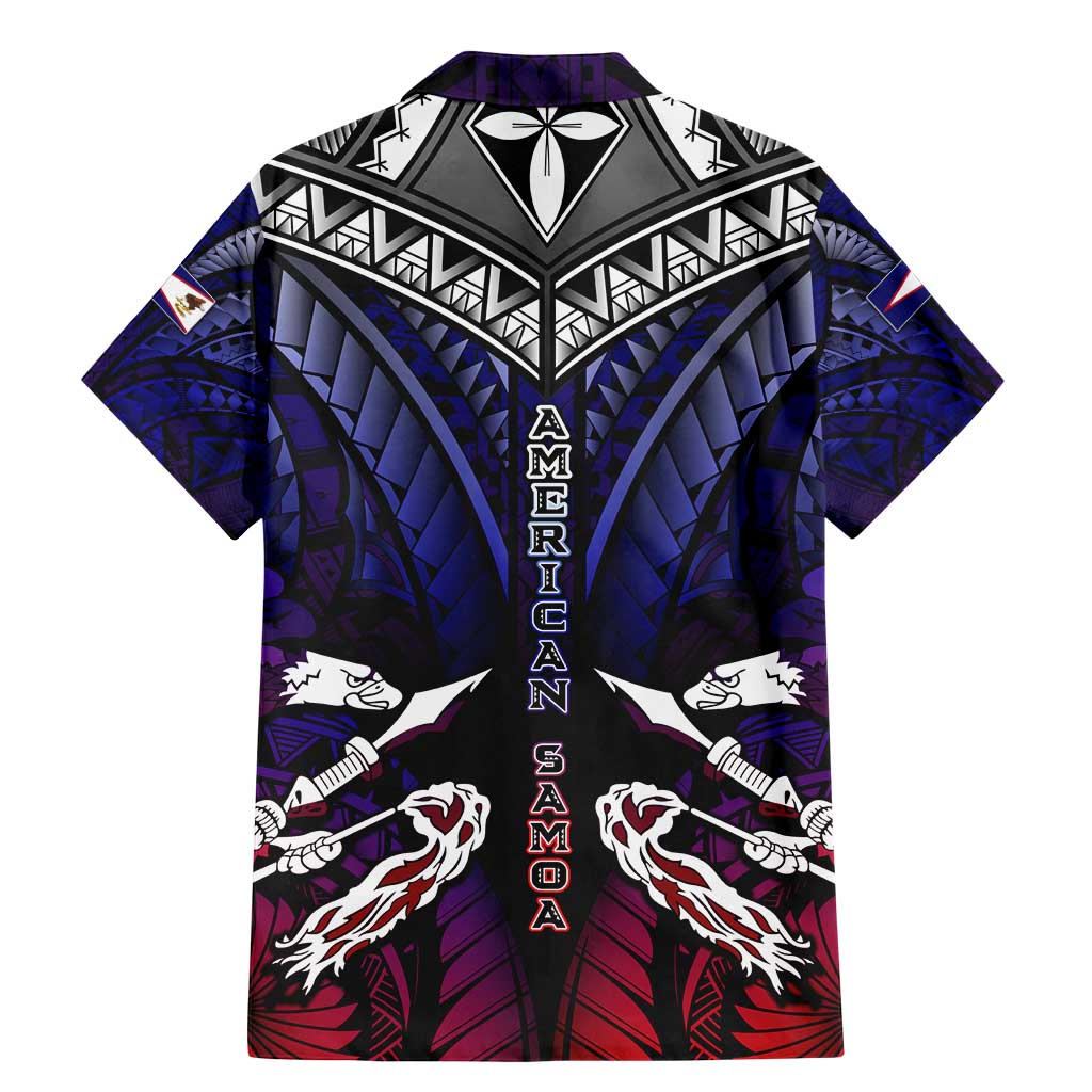 Personalized American Samoa Flag Family Matching Mermaid Dress and Hawaiian Shirt Eagles Polynesian Art DT02 - Polynesian Pride