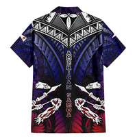 Personalized American Samoa Flag Family Matching Mermaid Dress and Hawaiian Shirt Eagles Polynesian Art DT02 - Polynesian Pride