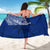 Sharks And American Samoa Sarong Simple Polynesian Blue