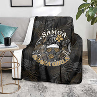 Personalized Shaka Girls America Samoa Blanket Tropical Flowers Vintage