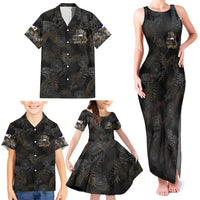 Personalized Shaka Girls America Samoa Family Matching Tank Maxi Dress and Hawaiian Shirt Tropical Flowers Vintage DT02 - Polynesian Pride