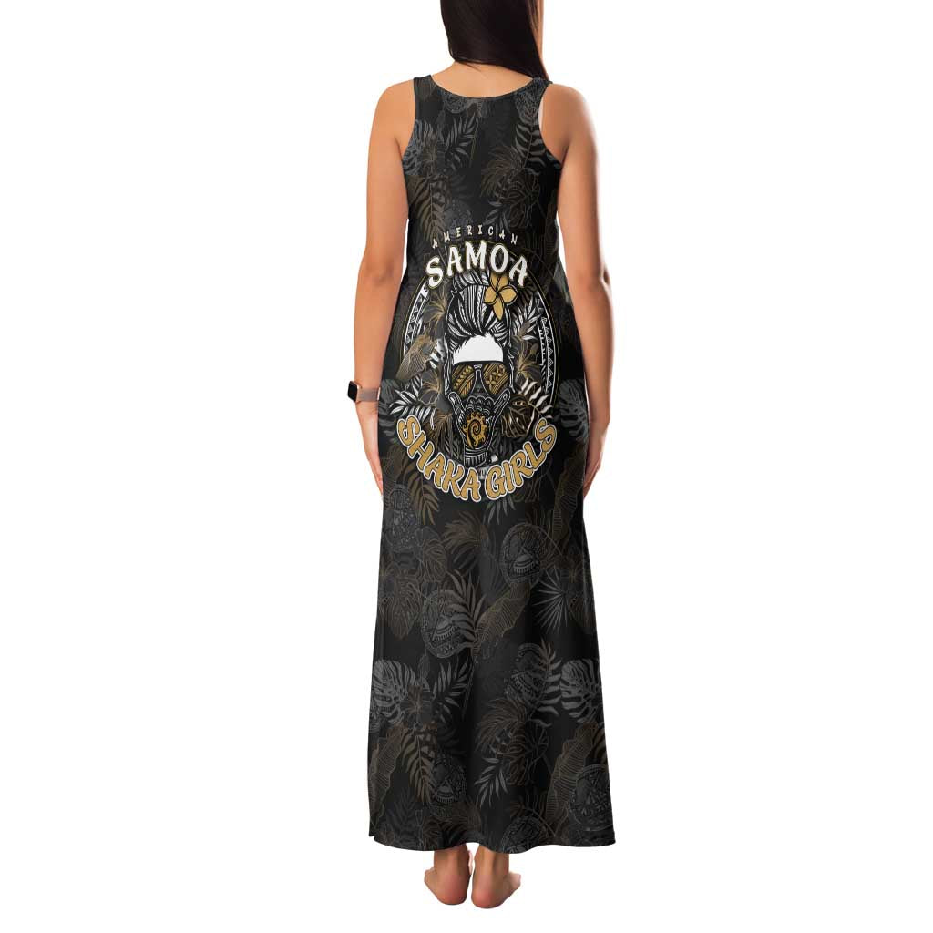 Personalized Shaka Girls America Samoa Family Matching Tank Maxi Dress and Hawaiian Shirt Tropical Flowers Vintage DT02 - Polynesian Pride