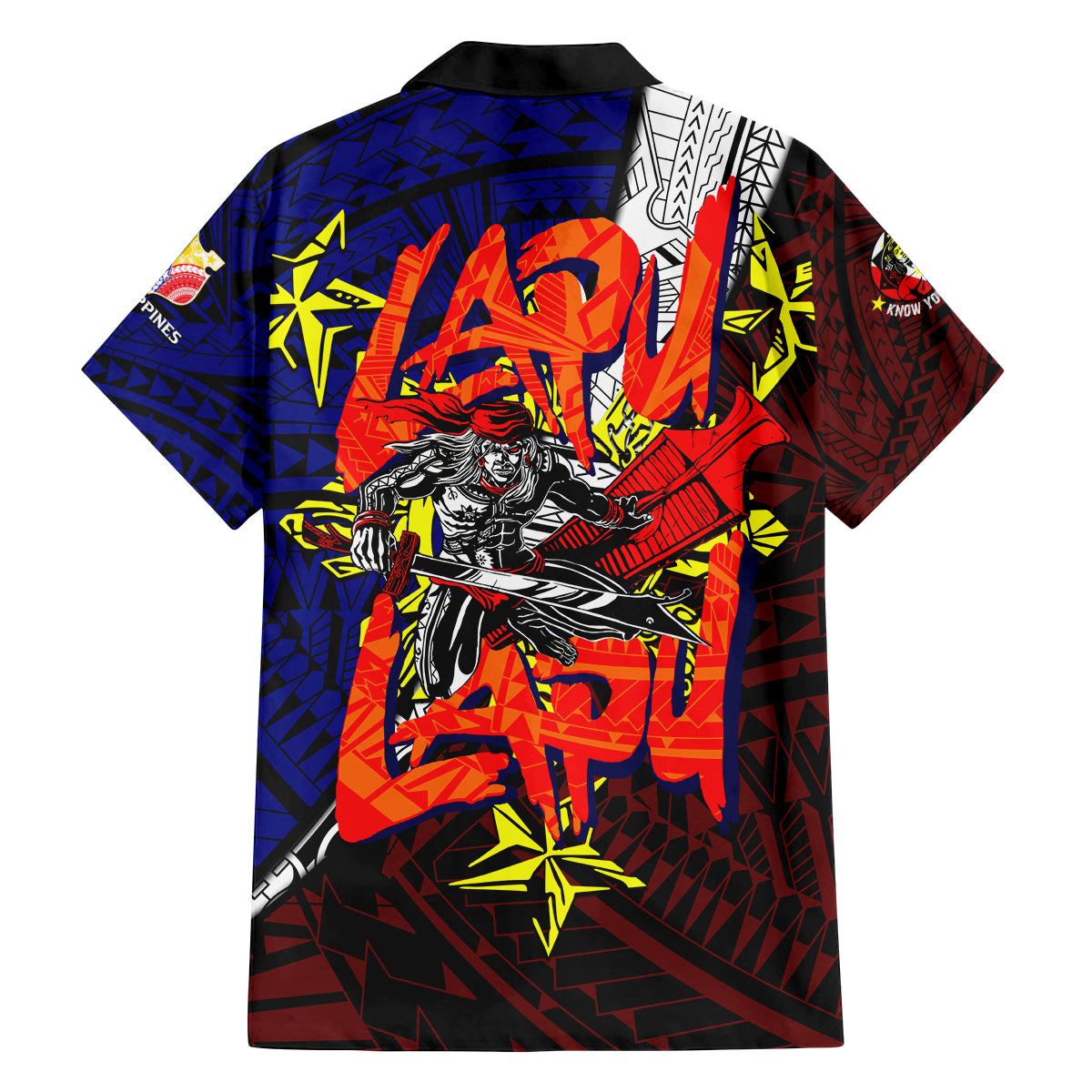 Philippines Lapu Lapu Family Matching Long Sleeve Bodycon Dress and Hawaiian Shirt Chief Filipino Tattoo DT02 - Polynesian Pride