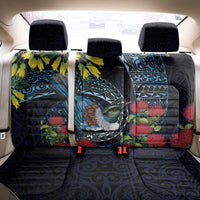 New Zealand Tui Bird Back Car Seat Cover Maori Koru Mix Pohutukawa DT04 - Polynesian Pride