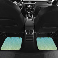 Hawaii Father's Day Car Mats Happy Father And Child DT04 Set 2pcs - Back Green - Polynesian Pride