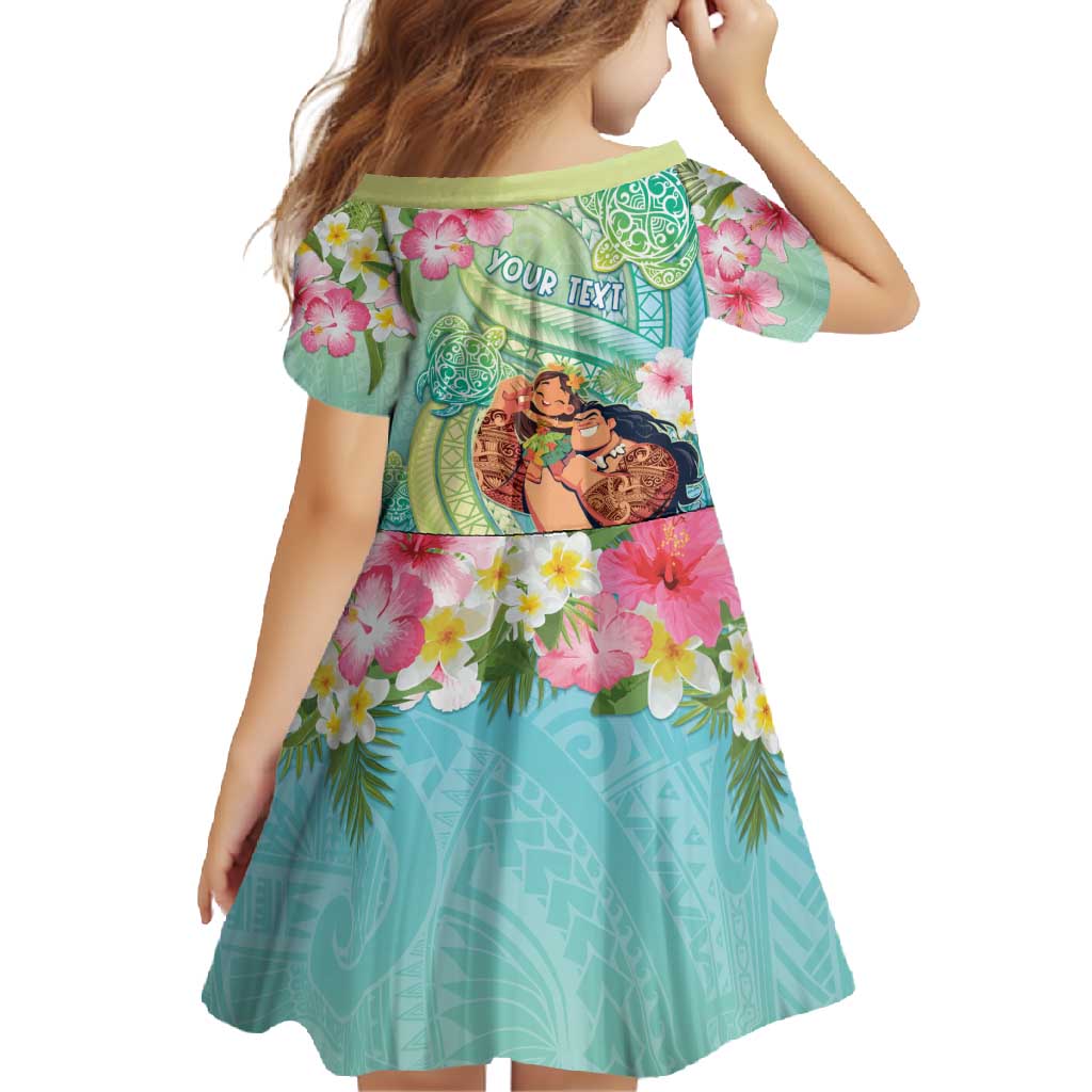 Personalised Hawaii Father's Day Family Matching Off Shoulder Maxi Dress and Hawaiian Shirt Happy Father And Child DT04 - Polynesian Pride