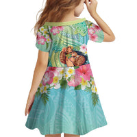 Personalised Hawaii Father's Day Family Matching Off Shoulder Maxi Dress and Hawaiian Shirt Happy Father And Child DT04 - Polynesian Pride