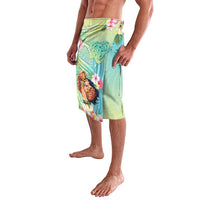 Personalised Hawaii Father's Day Lavalava Happy Father And Child DT04 - Polynesian Pride