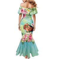 Personalised Hawaii Father's Day Mermaid Dress Happy Father And Child DT04 - Polynesian Pride