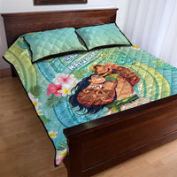 Hawaii Father's Day Quilt Bed Set Happy Father And Child DT04 - Polynesian Pride