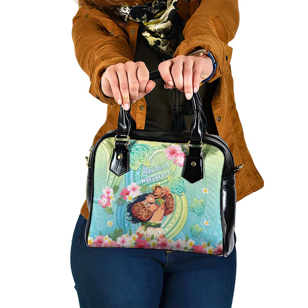 Hawaii Father's Day Shoulder Handbag Happy Father And Child