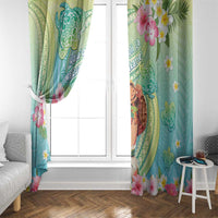 Hawaii Father's Day Window Curtain Happy Father And Child