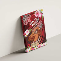 New Zealand Father's Day Canvas Wall Art Happy Father And Child DT04 - Polynesian Pride