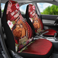 New Zealand Father's Day Car Seat Cover Happy Father And Child DT04 - Polynesian Pride
