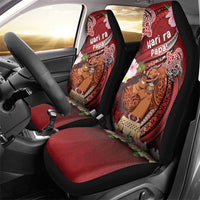 New Zealand Father's Day Car Seat Cover Happy Father And Child DT04 - Polynesian Pride