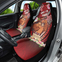 New Zealand Father's Day Car Seat Cover Happy Father And Child DT04 - Polynesian Pride