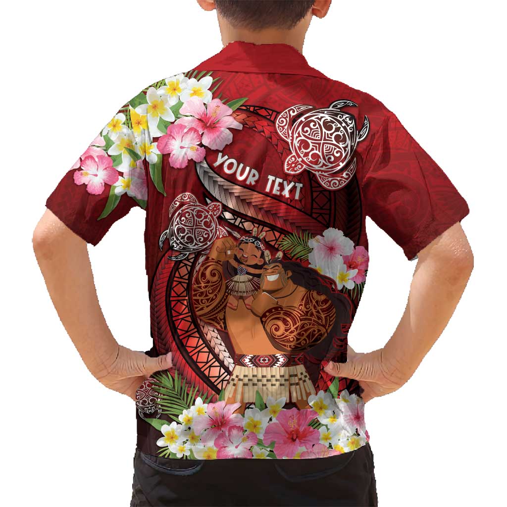 Personalised New Zealand Father's Day Family Matching Long Sleeve Bodycon Dress and Hawaiian Shirt Happy Father And Child DT04 - Polynesian Pride