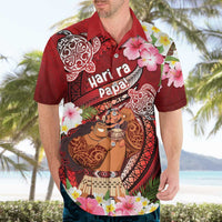 Personalised New Zealand Father's Day Hawaiian Shirt Happy Father And Child DT04 - Polynesian Pride