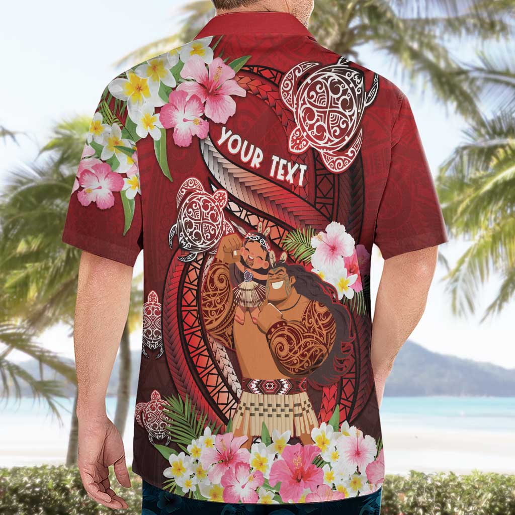 Personalised New Zealand Father's Day Hawaiian Shirt Happy Father And Child DT04 - Polynesian Pride