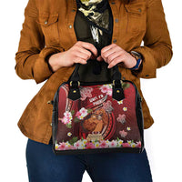 New Zealand Father's Day Shoulder Handbag Happy Father And Child