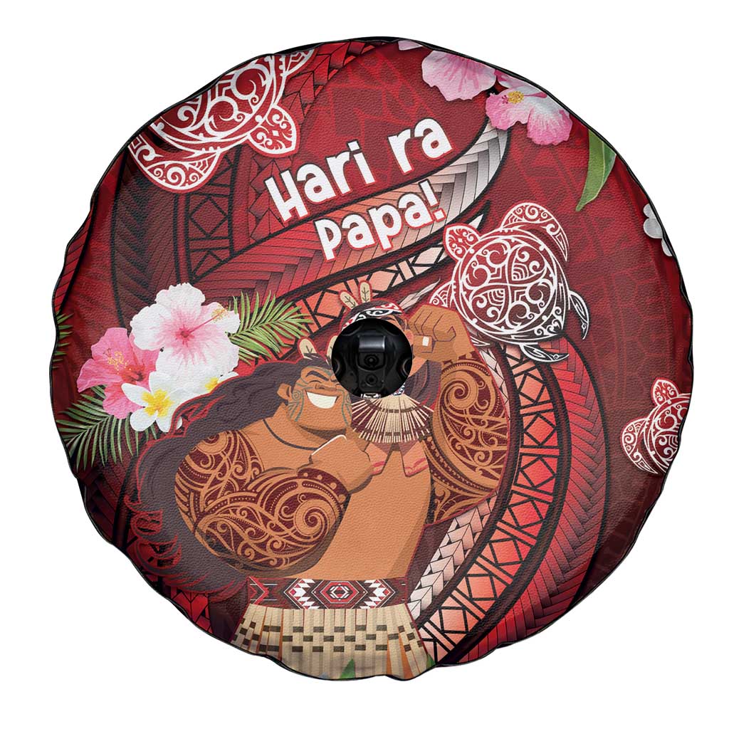 New Zealand Father's Day Spare Tire Cover Happy Father And Child DT04 - Polynesian Pride