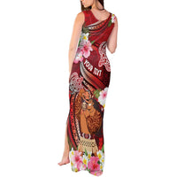 Personalised New Zealand Father's Day Tank Maxi Dress Happy Father And Child DT04 - Polynesian Pride
