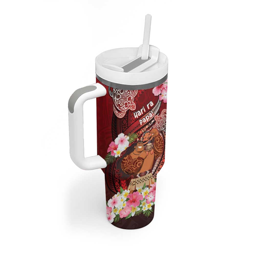 Personalised New Zealand Father's Day Tumbler With Handle Happy Father And Child