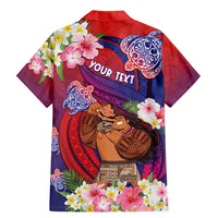 Personalised Samoa Father's Day Family Matching Mermaid Dress and Hawaiian Shirt Happy Father And Child DT04 - Polynesian Pride