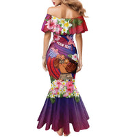 Personalised Samoa Father's Day Family Matching Mermaid Dress and Hawaiian Shirt Happy Father And Child DT04 - Polynesian Pride