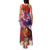 Personalised Samoa Father's Day Family Matching Tank Maxi Dress and Hawaiian Shirt Happy Father And Child DT04 - Polynesian Pride