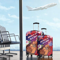 Samoa Father's Day Luggage Cover Happy Father And Child DT04 - Polynesian Pride