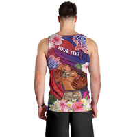 Personalised Samoa Father's Day Men Tank Top Happy Father And Child DT04 - Polynesian Pride