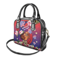 Samoa Father's Day Shoulder Handbag Happy Father And Child