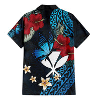 Hawaii Butterfly Family Matching Mermaid Dress and Hawaiian Shirt Kanaka Maoli Mix Hibiscus DT04 - Polynesian Pride