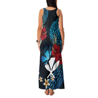 Hawaii Butterfly Family Matching Tank Maxi Dress and Hawaiian Shirt Kanaka Maoli Mix Hibiscus DT04 - Polynesian Pride